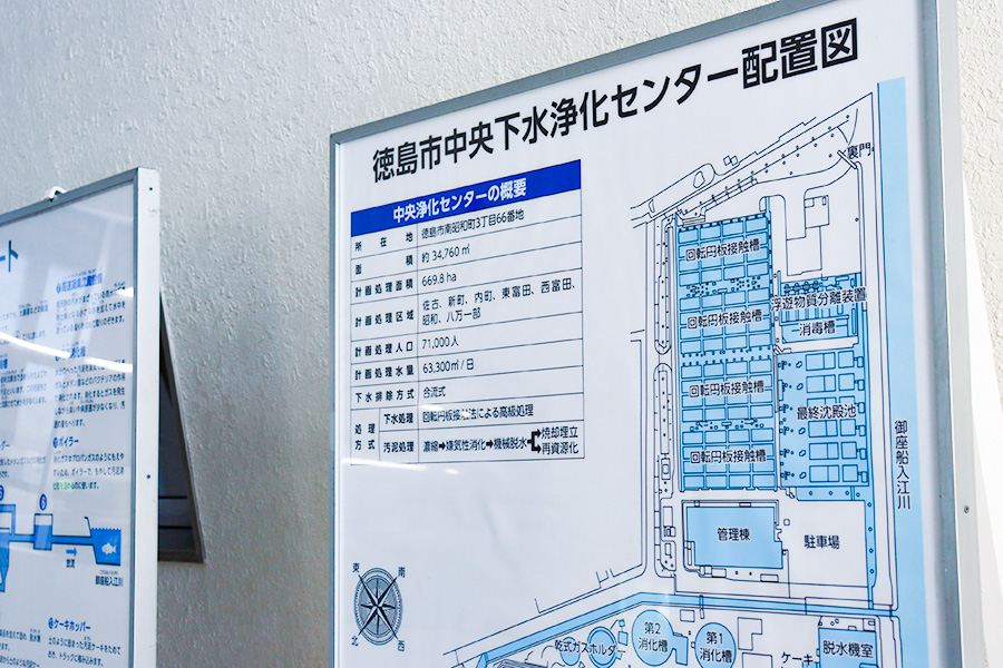 徳島市上下水道局中央浄化センター様にＡ重油 循環ろ過システム「ロカクリーン」をご提案し、施設の健全性可視化をサポート